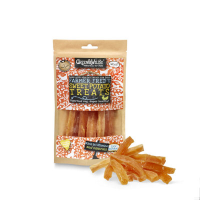 Green & Wilds Dog Treats Sweet Potato 100g