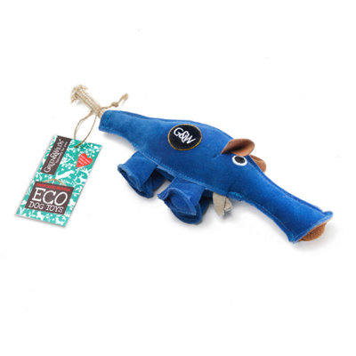 Green & Wilds Eco Dog Toy Dino the Dyno Fish