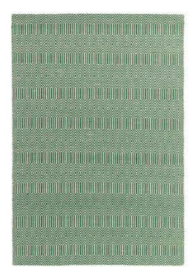 Green Wool Geometric Luxurious Modern Wool Handmade Rug for Living Room and Bedroom-200cm X 300cm