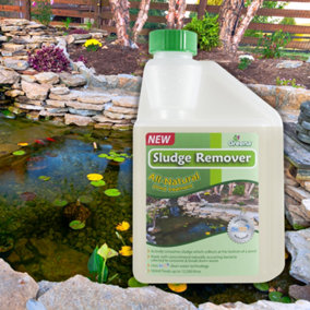 Greena All-Natural Pond Sludge Remover 500ml - Enough to Treat up to 12,500 Litres