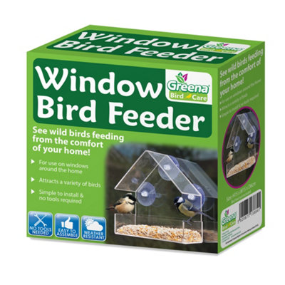 Greena Bird Care Window Bird Feeder