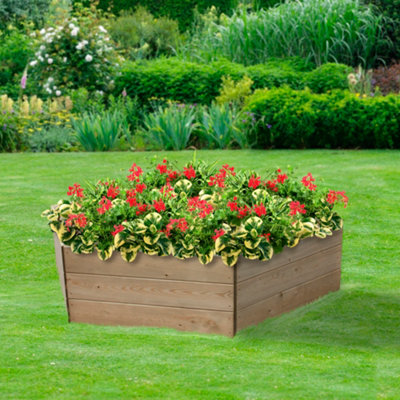 Greena Hexagonal Raised Bed 45 cm High, 90cm each side