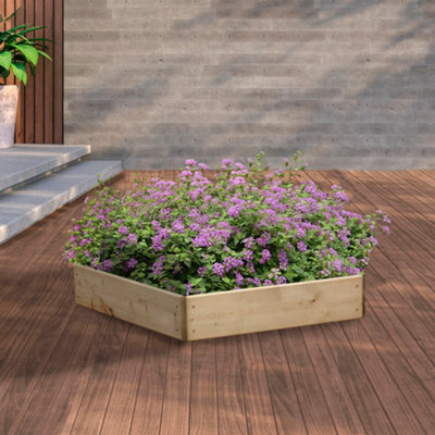 Greena Pentagonal Raised Bed 15 cm High, 60cm each side