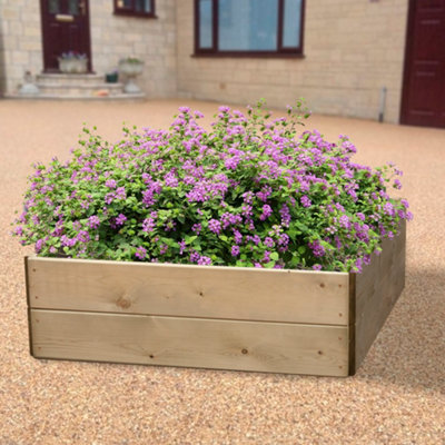 Greena Square Raised Bed 30 cm High, 90 x 90cm