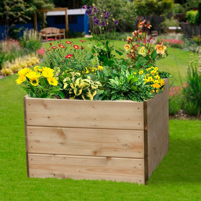 Greena Square Raised Bed 45 cm High, 60 x 60cm