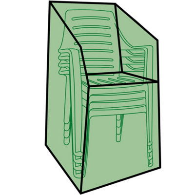 Greena Stacking Chair Cover 120 x 64 x 64cm - Green