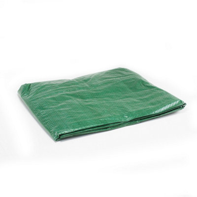 Greena Tarpaulin 1.78 x 2.62m Green DIY at B&Q