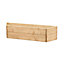Greena Timber Wall Planter  120cm, H30cm