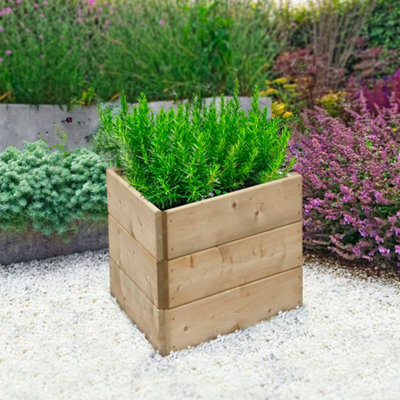 Greena Triangular Raised Bed 45 cm High, 60cm each side | DIY at B&Q