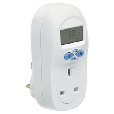Greenbrook T17B-C Plug In Digital Timer Adapter - 13 Amp
