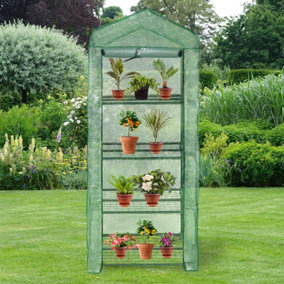 Greenhouse 4 Tier with PE Cover
