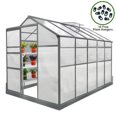 Greenhouse 6ft x 10ft With Base | DIY at B&Q