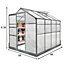 Greenhouse 6ft x 8ft With Base