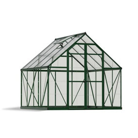 Greenhouse Balance 8 x 8 - Polycarbonate - L247 x W244 x H229 cm - Green