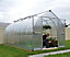 Greenhouse Bella Kit 8 x 16 Feet - Polycarbonate - L483.9 x W244 x H219 cm - Silver