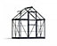 Greenhouse Harmony 6 x 4 - Polycarbonate - L126 x W185 x H208 cm - Grey