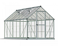 Greenhouse Hybrid 6 x 14 - Polycarbonate - L426 x W185 x H208 cm - Silver