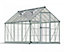 Greenhouse Hybrid 6 x 14 - Polycarbonate - L426 x W185 x H208 cm - Silver
