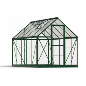 Greenhouse Hybrid 6X10 - Polycarbonate - L306 x W185 x H208 - Green
