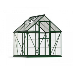 Greenhouse Hybrid 6X6 - Polycarbonate - L186 x W185 x H208 - Green