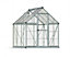 Greenhouse Hybrid 6X6- Polycarbonate - L186 x W185 x H208 - Silver