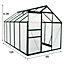Greenhouse Polycarbonate 6ft x 10ft Green