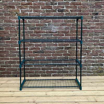 Greenhouse Staging Shelving Racking 4 Tier Pack of 3