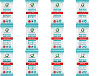 GreenShield Anti-Viral Handy Wipes - Pack of 15 (Pack of 12)