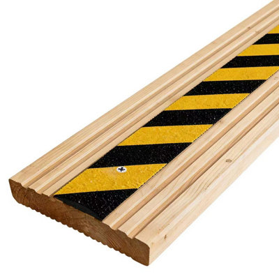 GreenTec Anti Slip GRP Decking Strip 1200mm x 50mm Heavy Duty Pack of 3 ...