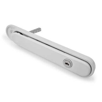 greenteQ CentreFold Bifold Door Handle - White