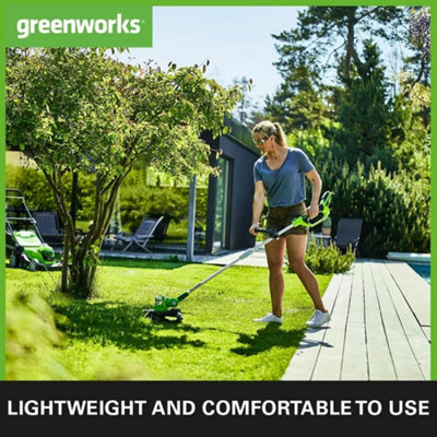 Greenworks Tools 24V 30cm (12") G24LT30MK2 String trimmer with 1 x 2Ah Battery & Charger