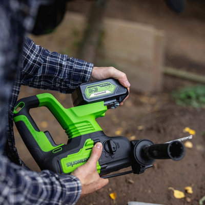 Greenworks hammer drill sale