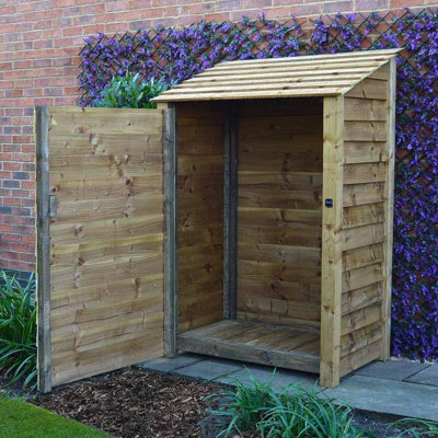 Greetham 6ft Tool Store - L80 x W123 x H181 cm - Rustic Brown - 3