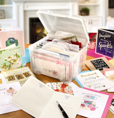 Greeting card deals organizer