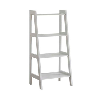 Grey 4-Tier Tapered Shelving Unit - 4