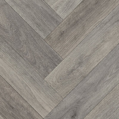 Grey 594 Contract Wood Anti Slip Commercial Vinyl Sheet Flooring For Office Shop-2m(6'6") X 2m(6'6")-4m²