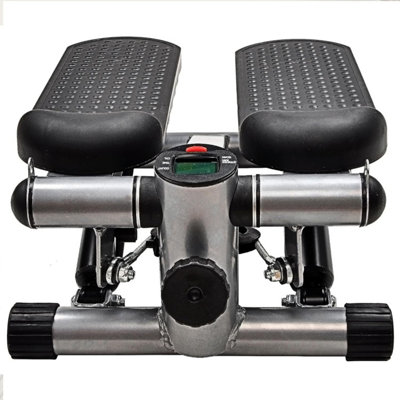 Grey Adjustable Stepping Machine&Step Counter,with Resistance Bands ...