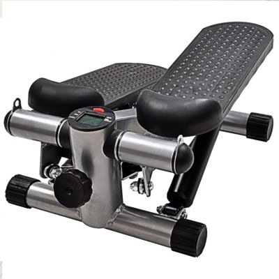Grey Adjustable Stepping Machine&Step Counter,with Resistance Bands ...