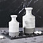 Grey and White Ceramic Vases - Set of 2 - M&W