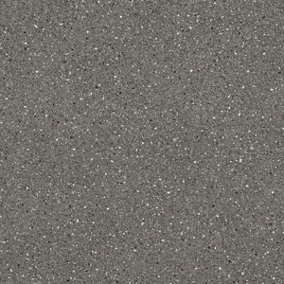 Grey Anti-Slip Speckled Effect Vinyl Flooring For LivingRoom, Kitchen, 2.0mm Textile Backing Vinyl Sheet -1m(3'3") X 2m(6'6")-2m²
