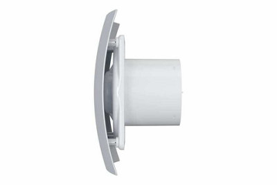 Grey Axial Bathroom Extractor Fan 100mm with Non-Return Valve - 3