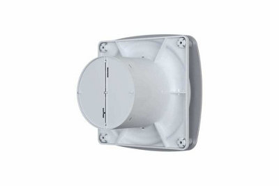 Grey Bathroom Extractor Fan 100mm with Non-Return Valve - 3