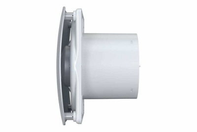 Grey Bathroom Extractor Fan 100mm with Non-Return Valve - 4