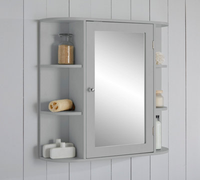 Bathroom side store mirror cabinet