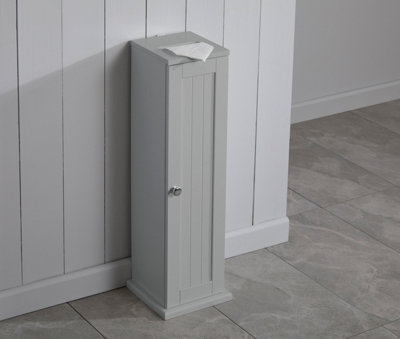 Grey Bathroom Toilet Roll Holder Storage Price Comparisons | Compare The Build