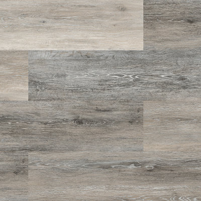 Grey Beige Wood Effect Luxury Vinyl Tile, 2.5mm Matte Luxury Vinyl Tile For Commercial Residential Use,3.67m² Pack of 16