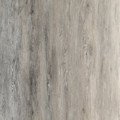 Grey Beige Wood Effect Luxury Vinyl Tile, 2.5mm Matte Luxury Vinyl Tile For Commercial Residential Use,3.67m² Pack of 16