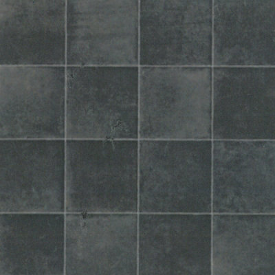 Grey&Black Stone Effect Anti-Slip Vinyl Sheet For DiningRoom LivingRoom Hallways And Kitchen Use-3m X 2m (6m²)