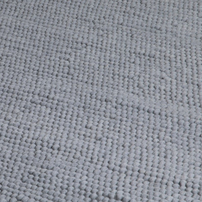 Grey Bubble Large Wool Rug 160 x 230cm