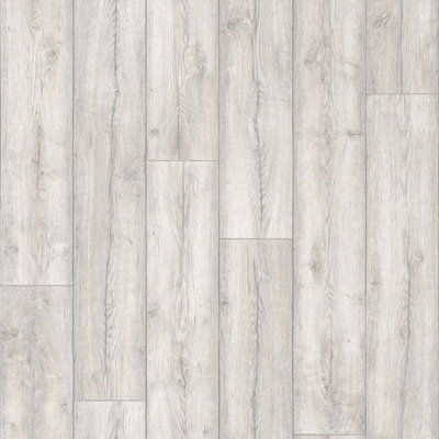 Grey Cabin Oak Effect Vinyl Flooring 4m x 4m (16m2) Premium Range DIY